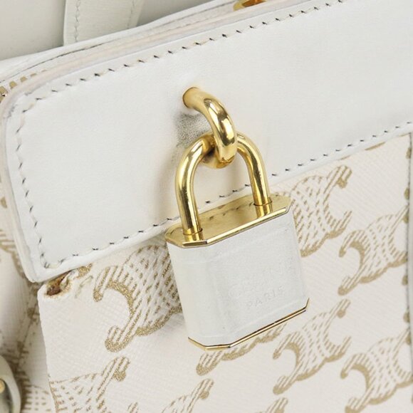 CELINE White Shoulder Bag - Picture 5 of 9